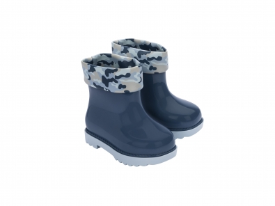 MINI MELISSA RAIN BOOT + ROSEBLEU